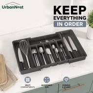 Expandable Cutlery Storage Tray Kitchen Drawer Divider Cutlery Organizer Adjustable Storage Tray
