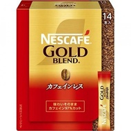 Nestlé Nescafe Gold Blend Decaffeinated Sticks, Black, Pack of 14