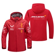 McLaren F1 Formula Racing Jacket Mens Hooded Sports Jacket Fan New Casual Sport Windbreaker Clothes