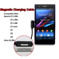 USB Magnetic Charging Cable Charger Adapter For Sony Xperia Z1 Z2 Z3 L39H L39T L39U L36h DK30 DK31 U
