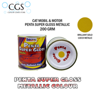PENTA BRILLIANT GOLD MET 13019 200 gram - cat gold penta - cat emas penta - cat penta super gloss go