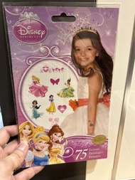 迪士尼公主/Frozen 閃閃紋身貼紙 75張