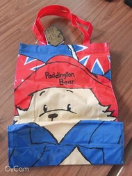 英國柏靈頓寶寶熊防水購物袋限量款大