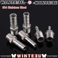 WINTE3U 1Pcs Hose Connector, BSPT Male Thread Pipe Joint,  6mm To 12mm Connector Adapter 1/8" 3/8" 1