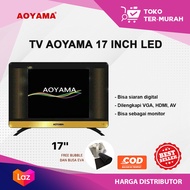 TV LED 17 inch AOYAMA digital USB movie / TV DIGITAL / TV 17 INCH / TV MURAH / TIPI DAN ANTENA SATU