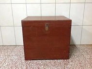 早期方形檜木箱 工具箱 置物箱