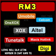 RM3 Topup Reload Termurah (SEMUA TELCO ADA) - All Telco | RM1 RM2 Top Up Credit Share ( Maxis Hotlink )