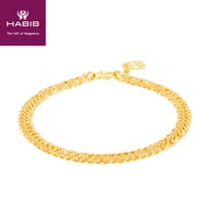 HABIB Sawyer Baby Gold Bracelet, 916 Gold