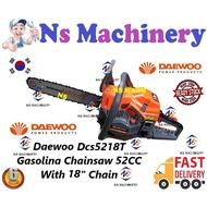 Daewoo Chainsaw DCS5218T With 18"Chain 52cc