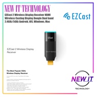 EZCAST Compact&EZCast 2 Wireless Display Receiver HDMI Wireless Casting Display Dongle Dualband 2.4/