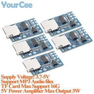 5pcs/1pc TF Card MP3 Audio Decoder Board 2W 5V Decoding Amplifier Module Memory Player for Arduino G