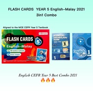 【myBookstore】FLASH CARDS Year 5 English-Malay 2021 - Aligned to the MOE CEFR Year 5 Textbook