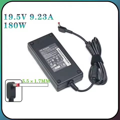 19.5V 9.23A 180W 5.5*1.7 AC laptop Adapter Power Charger For Acer Aspire V17 Nitro 5 ADP-180MB K N20