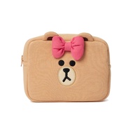 [READY] Line FRIENDS Official Choco Multi Pouch Cosmetic Bag