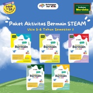 [Erlangga] Steam Play Activity Package 5-6 Semester 1 Independent Curriculum