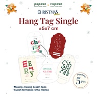 Hang Tag Christmas/ Hang Tag Natal/Hang Tag Lucu Santa Snowman