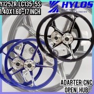 LC V8 Y125Z Y125ZR LC135-5S FG 505 HYLOS 505 ENKEI SPORT RIM CNC ADAPTER OPEN HUB 1.40X1.60-17