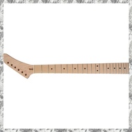 [I O J E] 22 Fret Maple Banana Electric Guitar Neck Dot Inlay for  Parts Replacement