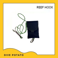 Dive Potato Reef Hook อุปกรณ์พกพาสำหรับเกี่ยวยึดกับแนวหินผาใต้น้ำเพื่อหยุดรอ