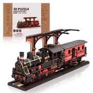 Robotime Rolife Steam Journey DIY Wooden 3D Puzzle TGS01