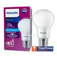 Philips หลอดไฟ ฟิลิปส์ LED Bulb รุ่น MyCare 4W (Daylight) 4W Philips MyCare LED Bulb E27 DL