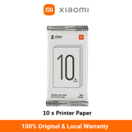 Xiaomi Pocket Photo Printer Paper Mi Exclusive Sticky-backed Photo Paper Zink Paper 10pcs 3-inch Pho