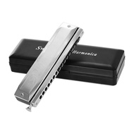 [LIS1] Swan SW-1664 16 Holes Chromatic Harmonica C Key 64 Tones Mouth Organ with Storage Case and Cl