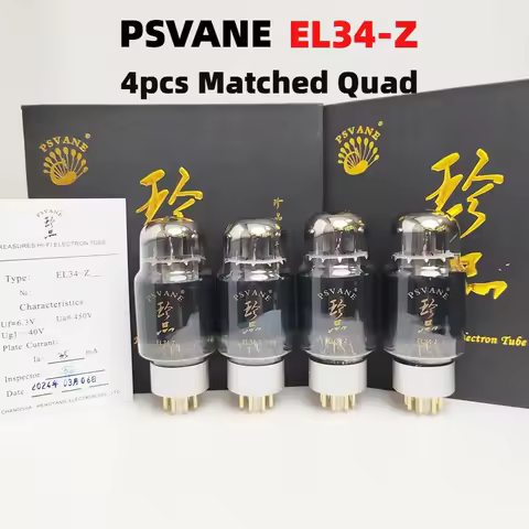 PSVANE EL34 EL34-Z EL34Z VacuumTube Valve Upgradat 5881 6L6 6P6P 6CA7 KT77 EL34C Tube Amp Kit HIFI A