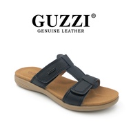 Guzzi Women's Genuine Leather Slide Sandals – Comfortable & Stylish (Kasut Perempuan) GLS-60016