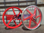 ชุดล้อแม็ก Yamaha JR 6ก้านตรง ดิสเบรกหน้าดรั้มเบรกหลัง เป็นงานรุ่นเก่าYOKO มือ1 ค้างร้าน สวยตามสไตล์