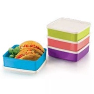 Tupperware Large Square-A-Way -620ml purple colour as 1pc