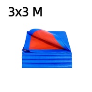 ซื้อ1เเถม 1 พร้อมส่ง**   (ขายดี) ผ้าใบPEสีฟ้า ทนแดดทนฝน ทนลม คลุมรถ คลุมสิ่งของ ใช้ได้นานมากกว่า1ปี 2x2 2x3 2x4 3x4 เมตร (เเถมเชือก)