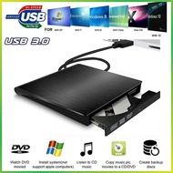 【Fast Delivery】Slim External USB 3.0 DVD RW CD Writer Drive Burner Reader Player For HP Dell Laptop desktop notebook PC Win XP/7/8/10