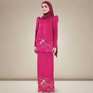 Yeleedon Baju Kurung Satin Moden Nikah Tunang Bridesmaid Murah Cantik Bridesmaid Nikah Reka bentuk p