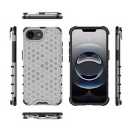 Fashion Honeycomb Casing for iPhone 17E / 16E Shockproof Case for iPhone17E Hard Plastic Back Cover