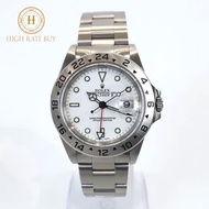 ROLEX 勞力士 Explorer II Automatik Edelstahl Herrenuhr Oyster Perpetual Ref. 16570