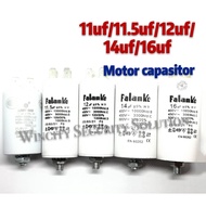 WSS Falanke 11uF/11.5uF/12uF/14uF/16uF AC450V 50/60Hz M8 Thread Motor Capacitor