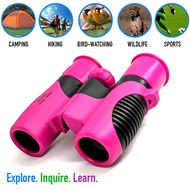 VIEWKON KOREA PINK Binoculars For High Resolution 8x21 Real Optics for  Bird Watching Outdoor Play c