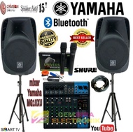 Paket Speaker 15 inch Aktif Pasif Crimson mixer yamaha MG10XU Audio Outdoor indoor sound system profesional