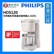 飛利浦 - HD5120 可持續系列滴漏式咖啡機 (1.2公升) [香港行貨]