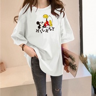 M-5XL Plus Size Loose Tshirt Women Murah Muslimah Wanita Lengan Pendek Baju Perempuan Clothes