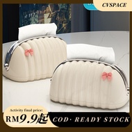 CVSPACE Creative Shell Tissue Box 3D Stereo Durable Resin Hot Sale Dust-Proof Easy to Refill Decorat