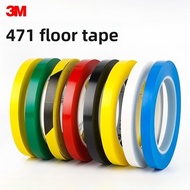 3m471 warning tape black and yellow PVC wear-resistant floor special 5S positioning tape logo zebra 