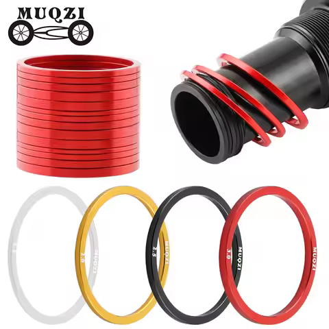MUQZI 5PCS Bottom Bracket Spacer 1.5/2/2.5/3mm Bike Bottom Bracket Adjust Shim Cassette Washer Gaske
