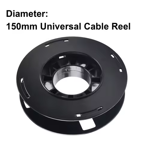 150mm Musical Instruments Cable Wire Wrap Reel Drum For Christmas Lights Rope Leads Cables 3D Printe