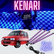 KENARI LED FOOT LIGHT RGB Floor Ambient Light Lampu Kaki Kereta Interior Atmosphere Dome Led Strip