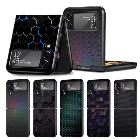 Carbon fiber Shockproof Cases Cover for Samsung Galaxy Z Flip 4 5G Z Flip 3 zflip ZFlip3 Z Flip5 ZFl