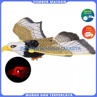 MATA (COD AVAILABLE) PROMO Hanging Eagle Children's Toy with Battery and Sound and Light-Up Eyes Boy