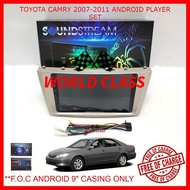 TOYOTA CAMRY 2007-2011 SOUNDSTREAM 9" ANDROID IPS PLAYER 2.5D FULL HD SCREEN ( F.O.C ANDROID PLAYER 