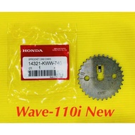 Camshaft Gear Wave-110i New Genuine WS : HONDA : 14321-KWW-740